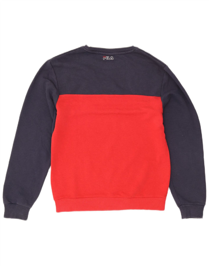 Fila Herre grafisk sweatshirt Jumper XS Flerfarvet Colourblock Bomuld