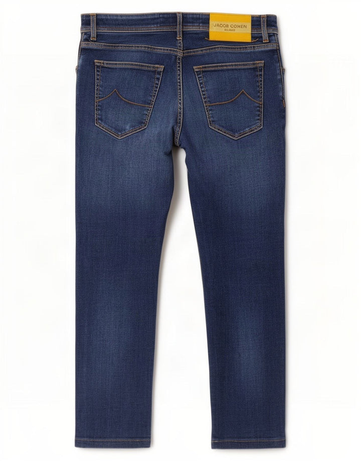 Jacob Cohen Herre Cropped Jeans W34 L25 Blå Bomuld