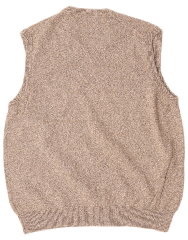 Marks & Spencer Herrevest Tank Top Medium Beige Bomuld