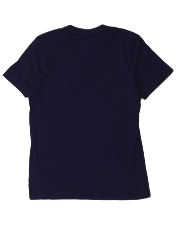 Adidas Mens T-Shirt Top Small Navy Blue Cotton