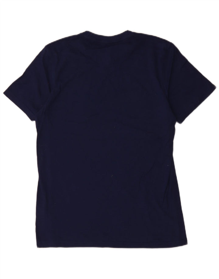 Adidas T-shirt top til mænd, lille marineblå bomuld
