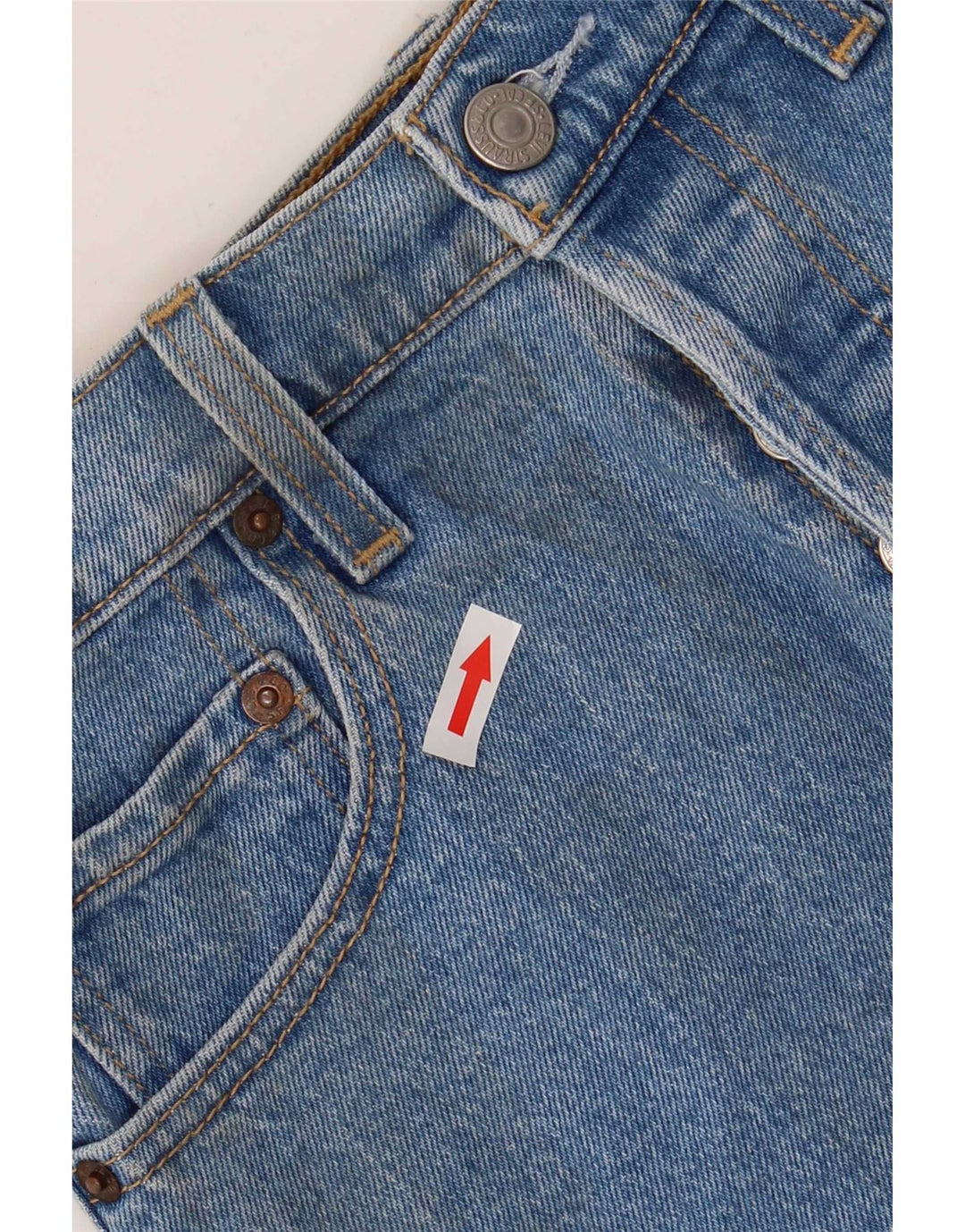 Levi's denimshorts til kvinder W26 Små blå bomuld