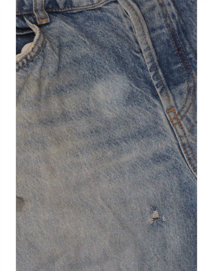 Zara Dame Straight Jeans EU 38 Small W28 L28 Blå