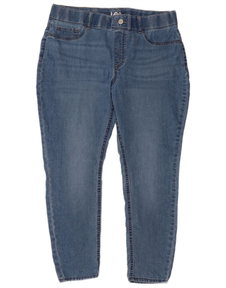 LEE Dame Skinny Jeans XL W38 L27 Blå Bomuld
