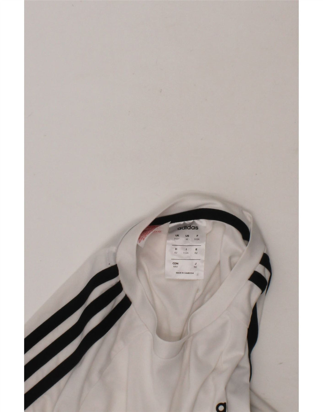ADIDAS Boys Climalite T-Shirt Top 11-12 Years White Polyester Vintage Adidas and Second-Hand Adidas from Messina Hembry 