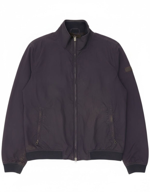 Woolrich Bomberjakke til mænd UK 40 Stor marineblå polyamid