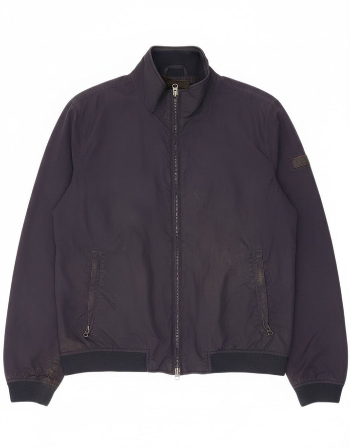 Woolrich Bomberjakke til mænd UK 40 Stor marineblå polyamid