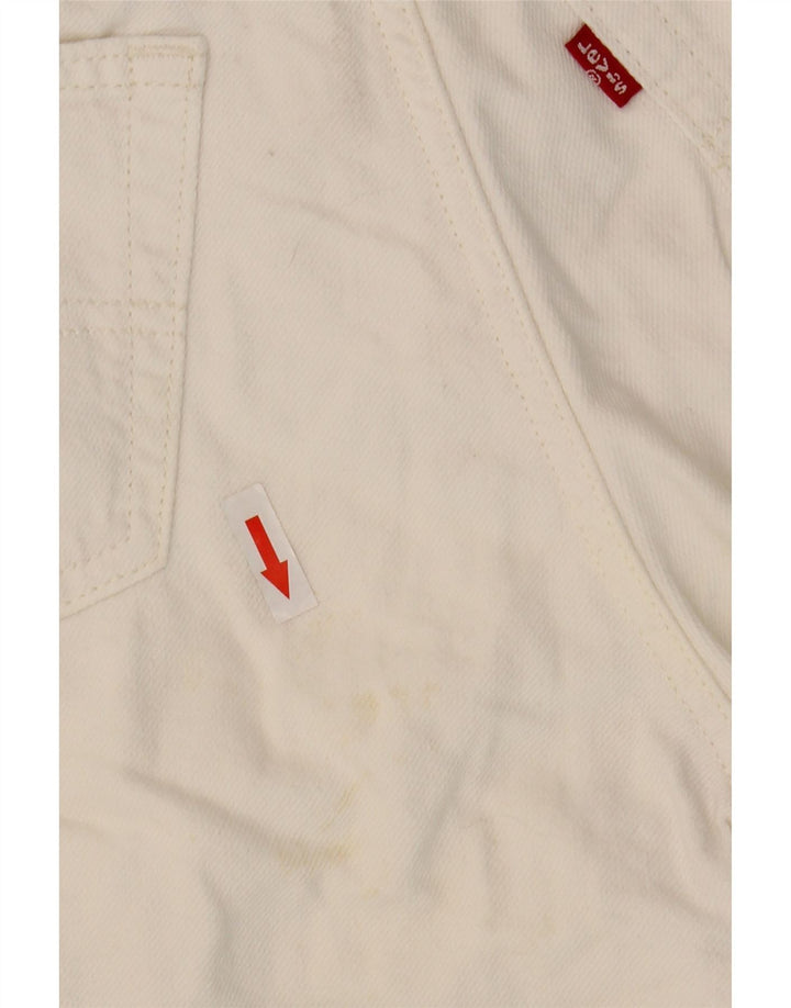 Levi's denimshorts til kvinder W27 Small White