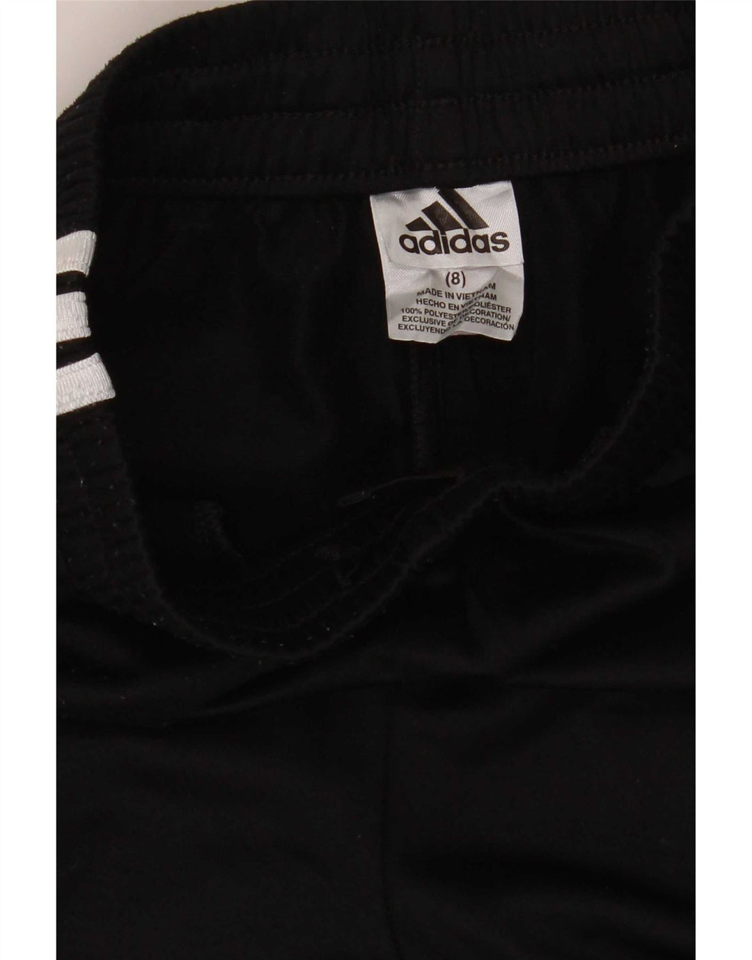 Adidas Drenge Træningsdragt Bukser 7-8 år Sort Polyester