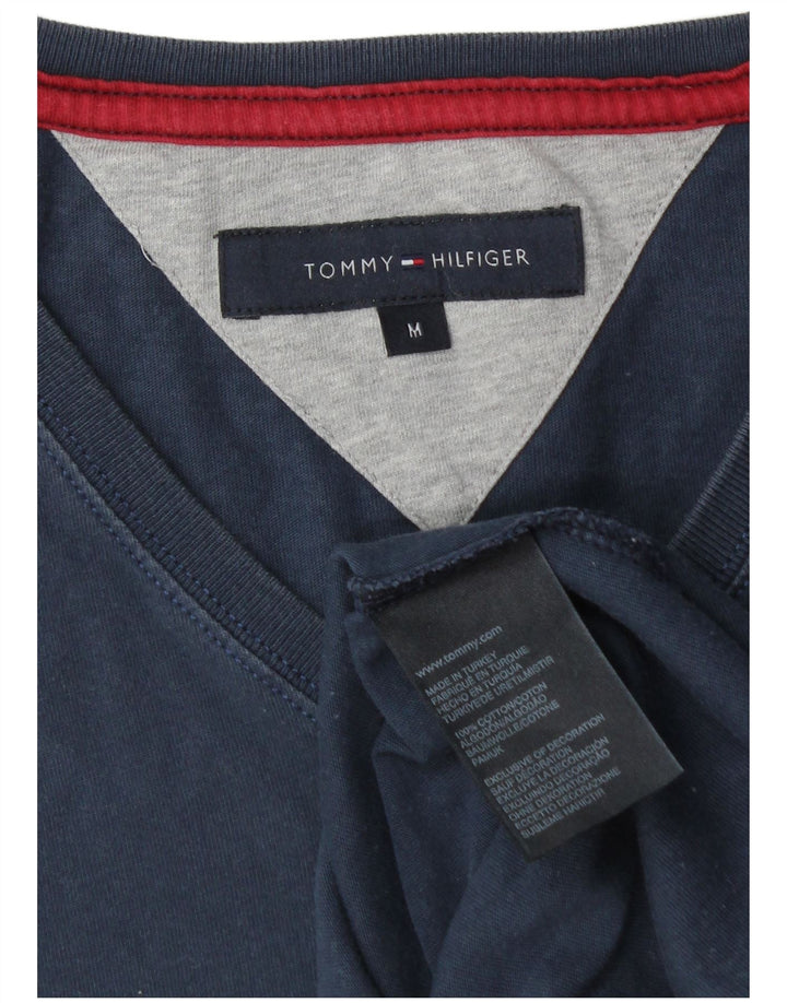 TOMMY HILFIGER Herre top Langærmet medium marineblå bomuld