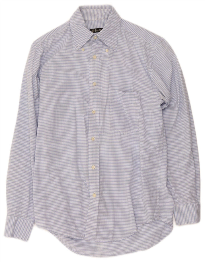 Dacks herreskjorte lille blå Gingham