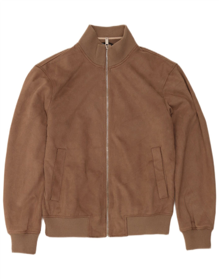 Zara Bomber Jacket UK 38 Medium Brun