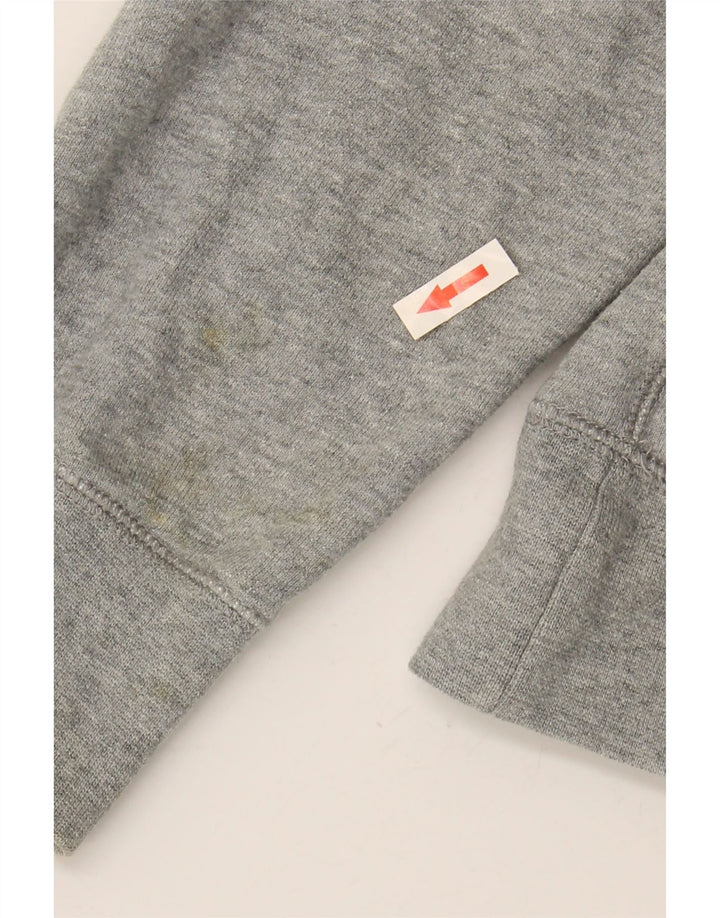 NIKE hættetrøje til mænd, stor grå bomuld