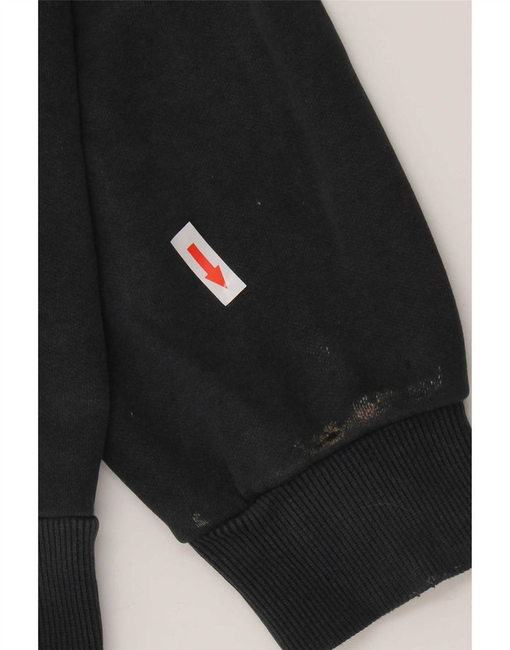 Puma Herre Grafisk Sweatshirt Jumper Medium Sort Bomuld