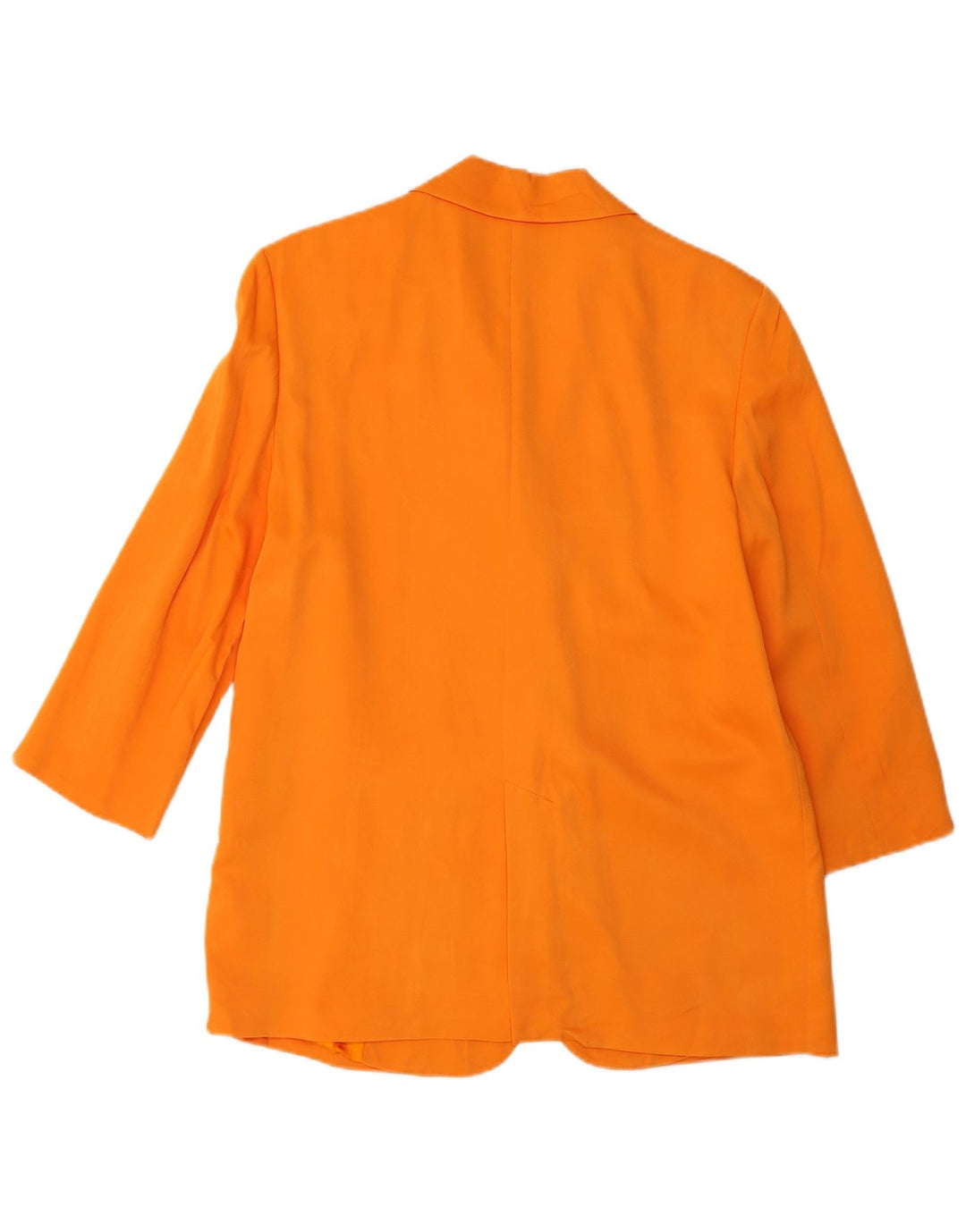 Zara Dame Oversized 2 Button Blazer Jacket UK 10 Small Orange Viscose