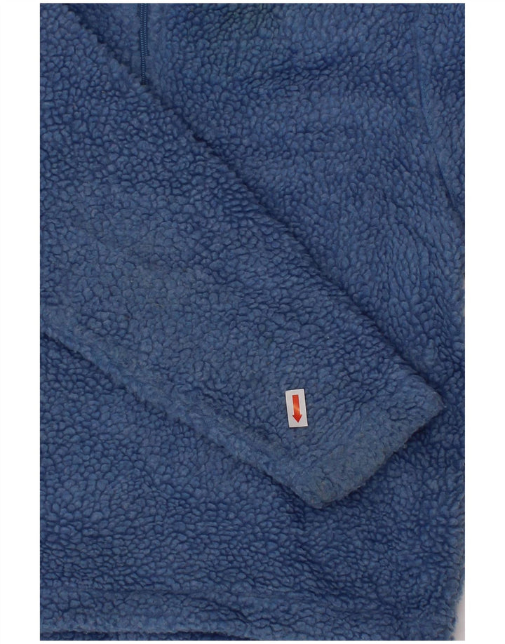 NAPAPIJRI Fleecetrøje med lynlås til drenge 3-4 år blå polyester