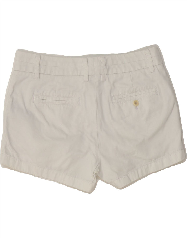 J. CREW Womens Chino Shorts US 2 XS W32  White Cotton Vintage J. Crew and Second-Hand J. Crew from Messina Hembry 