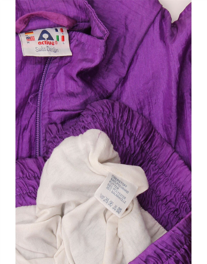 Active Loose Fit Fuld træningsdragt Medium Lilla Colourblock Polyamid