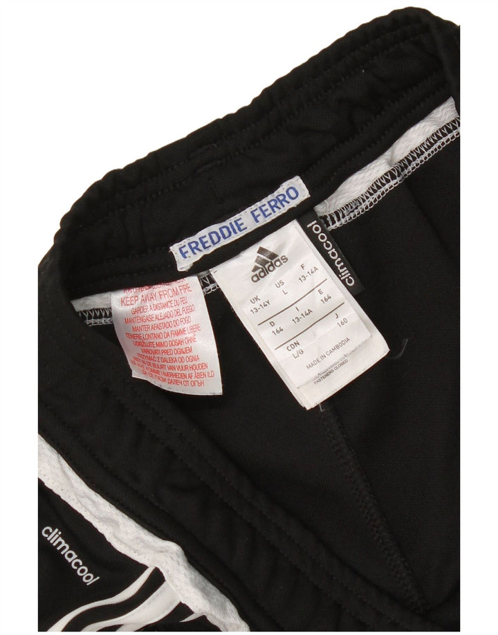 Adidas Boys Climacool Tracksuit Bukser 13-14 år Sort polyester