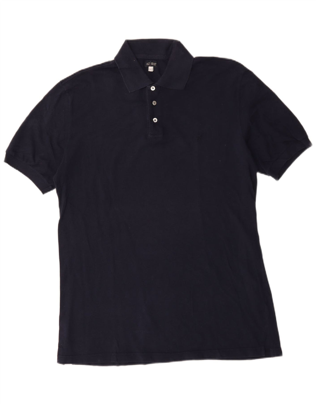 Armani Jeans Poloshirt til mænd Stor marineblå bomuld
