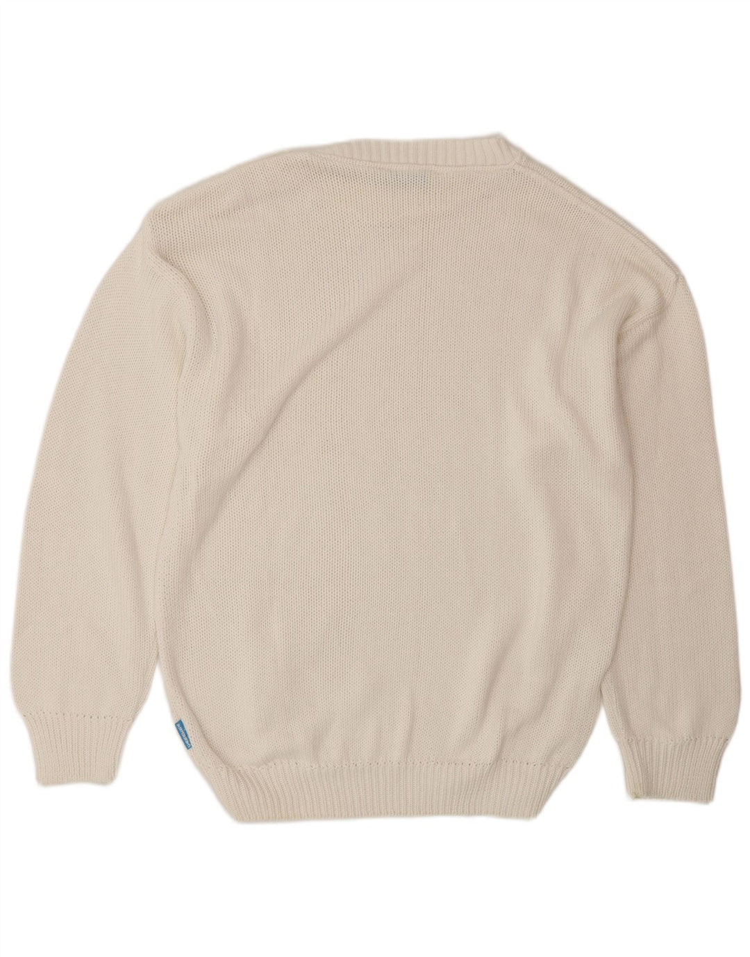 Carrera herre sweater med rund hals XL hvid bomuld