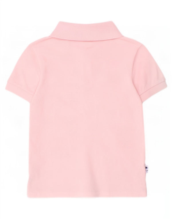 Lacoste Boys Polo Shirt 7-8 Years Pink Bomuld