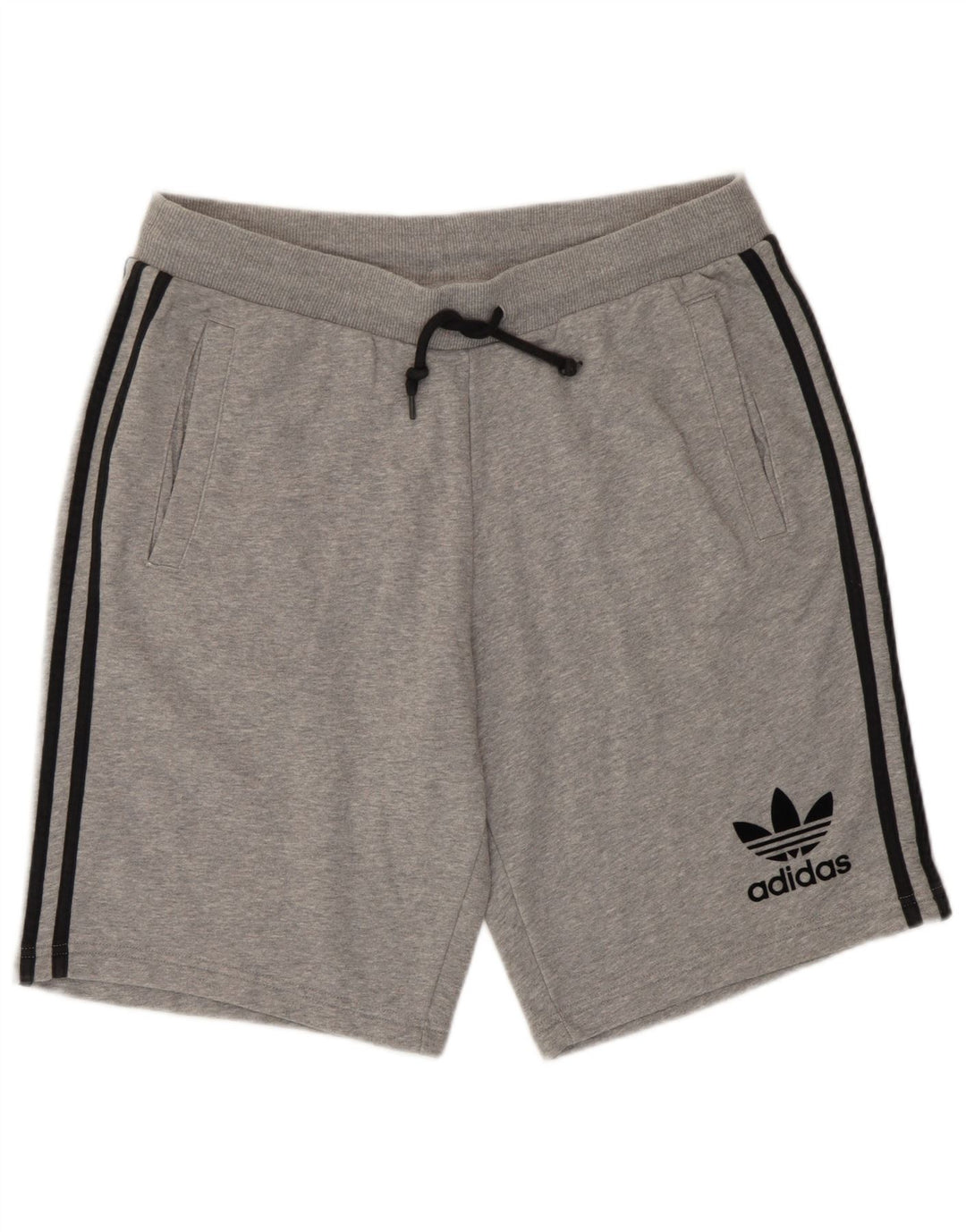 Adidas Sportsshorts til mænd, store, grå flækkede