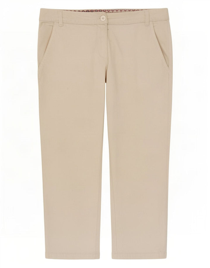 Armani Dame Capri Bukser W31 L20 Hvid Bomuld
