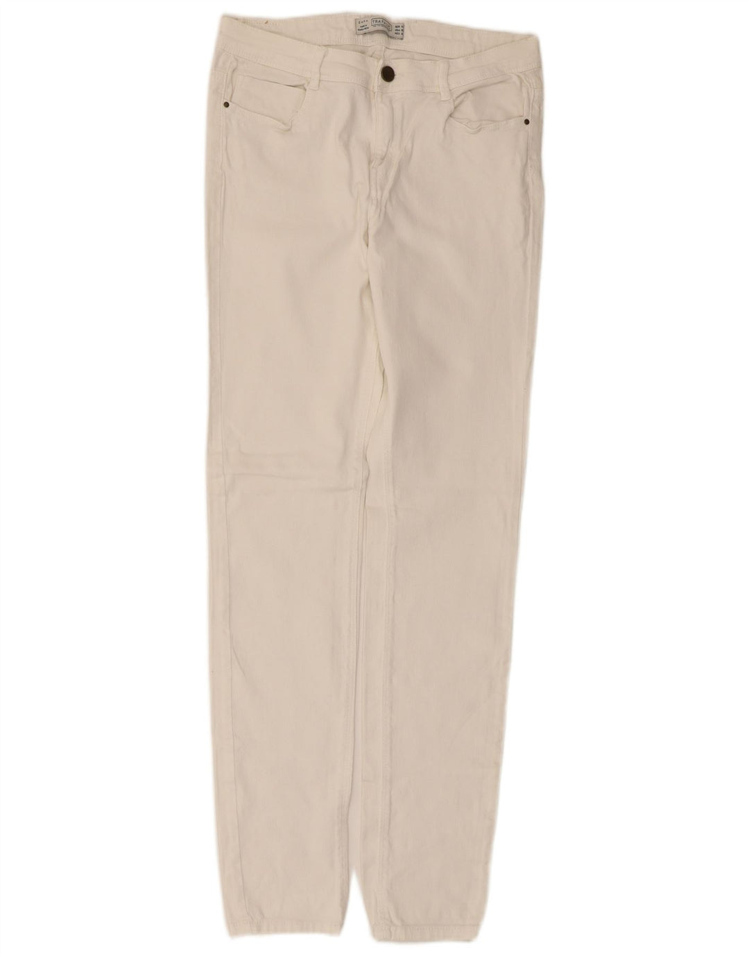 Zara Dame Trafaluc Slim Jeans EU 40 Medium W30 L30 Hvid