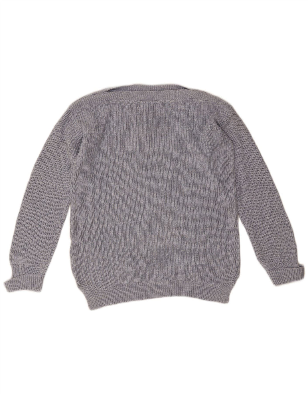Marks & Spencer Dame Oversized Boat Neck Jumper Sweater UK 10 Small Blue