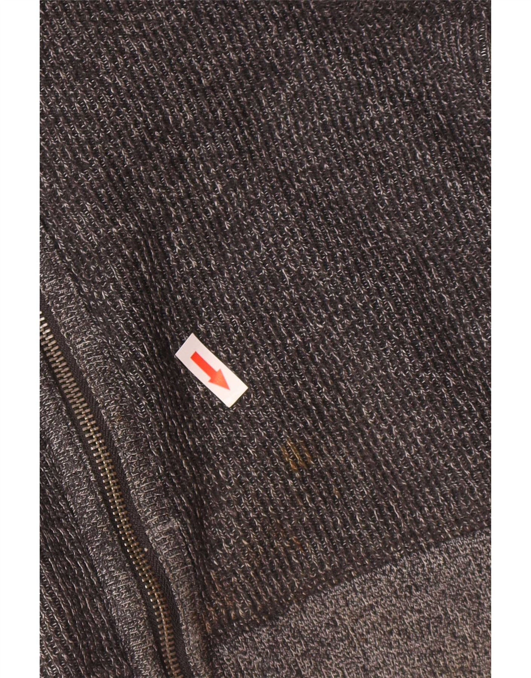Fat Face Herre Cardigan Sweater Stor Grå Flecked Bomuld