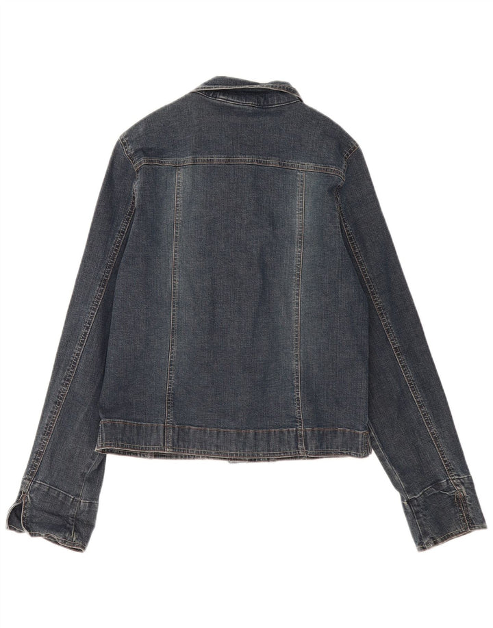 SASHA Dame denimjakke UK 12 Medium Navy Blue