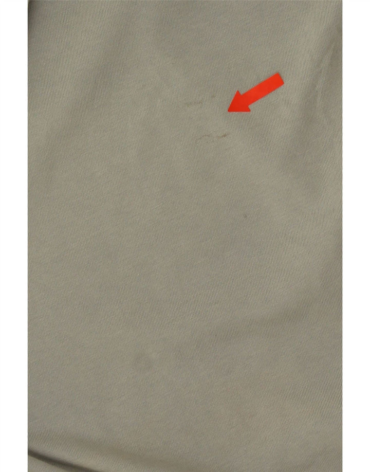 CALVIN KLEIN Herre T-Shirt Top Lille Grå Bomuld