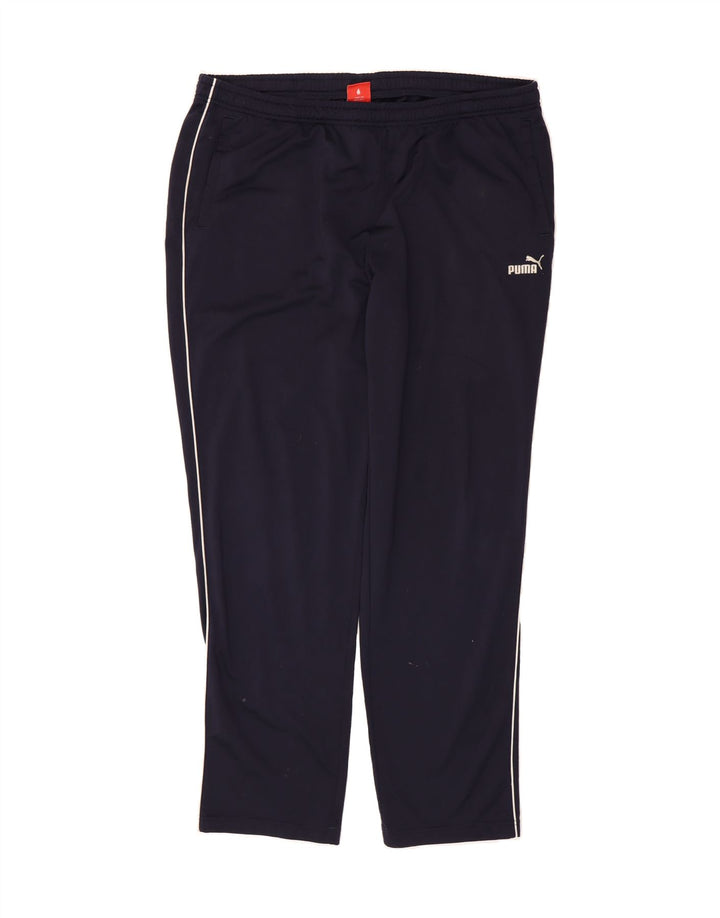 PUMA Mens Tracksuit Trousers 2XL Navy Blue Polyester Vintage Puma and Second-Hand Puma from Messina Hembry 