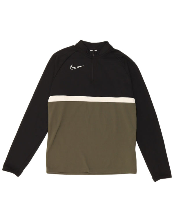 Nike Boys Dri Fit Pullover Træningsdragt Top 12-13 år Stor Grøn