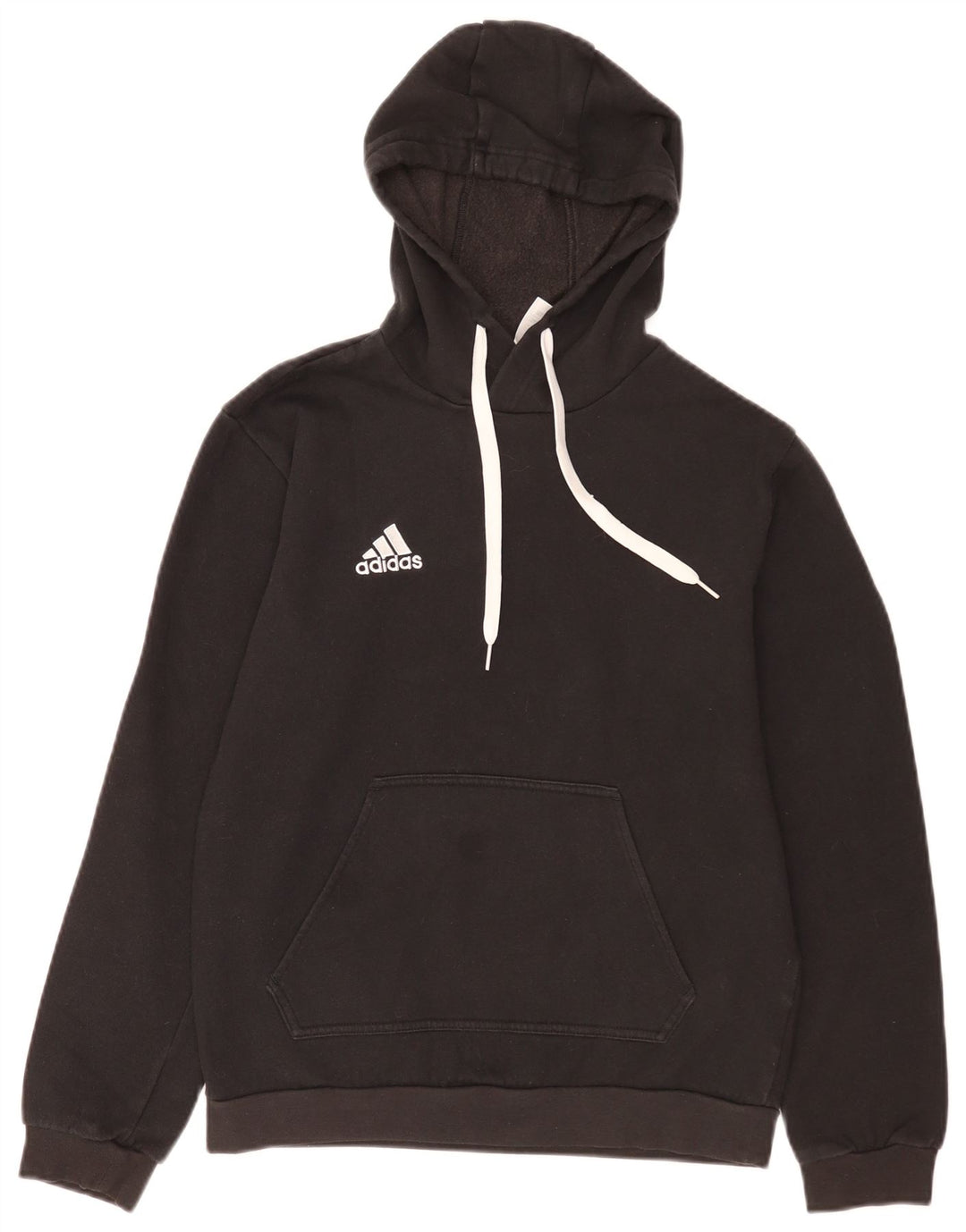 Adidas Hættetrøje til mænd, lille sort bomuld