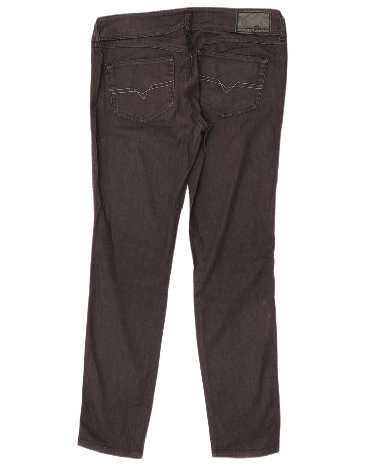 Diesel Husky Slim Jeans til kvinder W30 L30 Sort bomuld