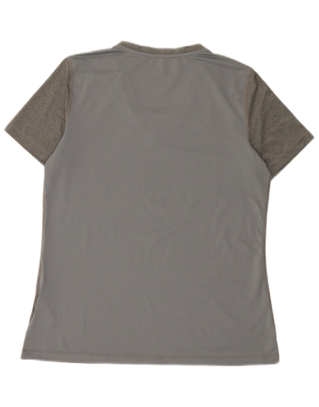 Nike Dame Dri Fit T-Shirt Top UK 14 Stor Grå Polyester