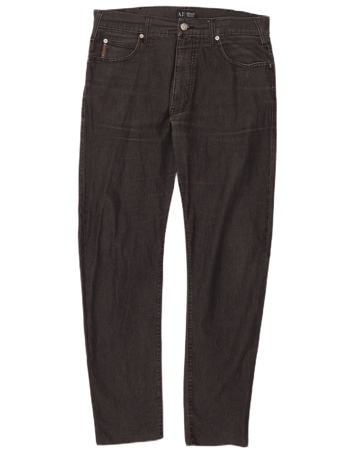 Armani Herre Slim Jeans W33 L29 Sort Bomuld