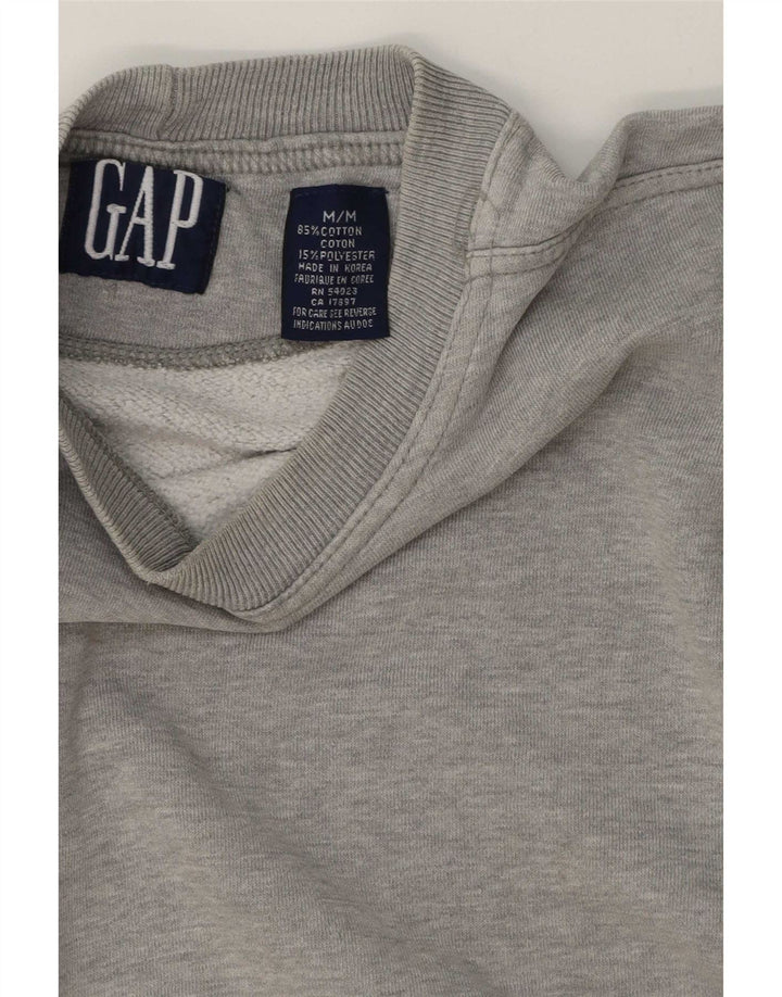 Gap Herre Loose Fit Sweatshirt Jumper Medium Grey Flecked Bomuld
