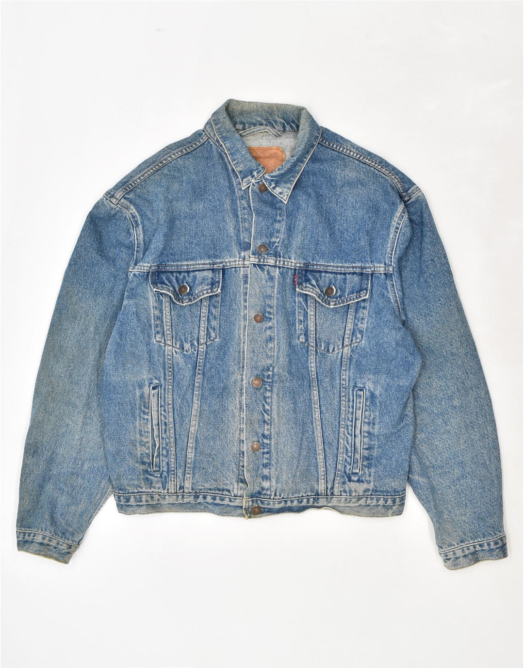 LEVI'S Denimjakke til mænd UK 42 XL Blå Bomuld