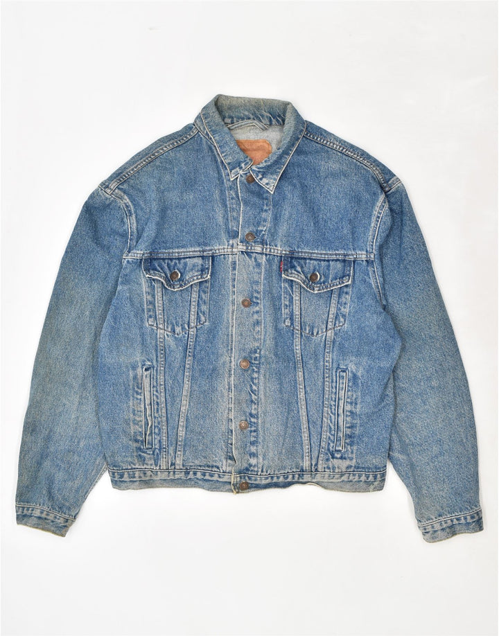 LEVI'S Denimjakke til mænd UK 42 XL Blå Bomuld
