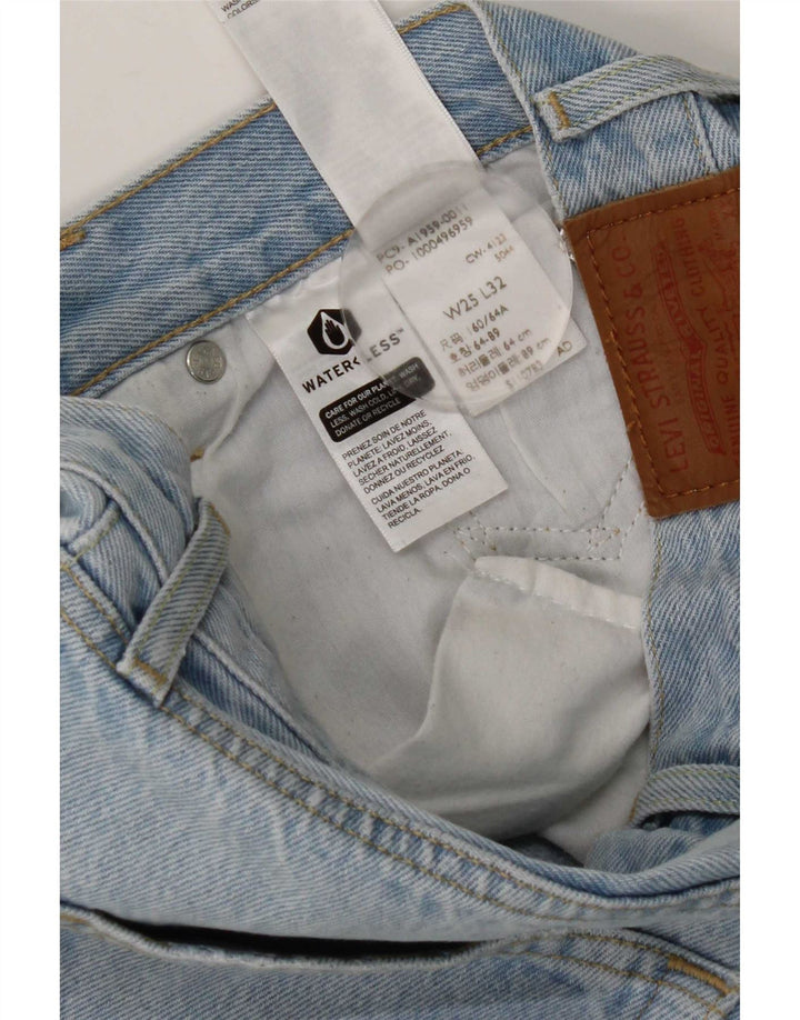 Levi's Dame 501 Straight Jeans W25 L32 Blå Bomuld