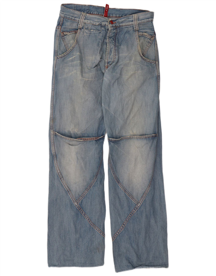 MET Løse jeans til mænd W32 L34 blå bomuld