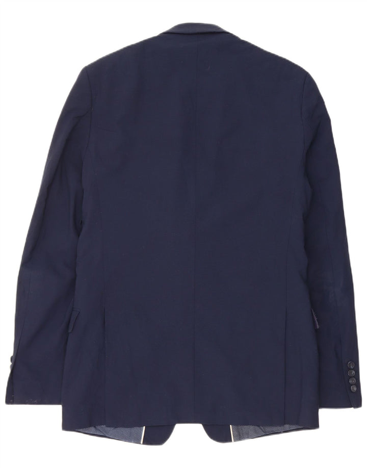 Marks & Spencer Herre 2-knaps blazerjakke UK 38 Mellem marineblå uld