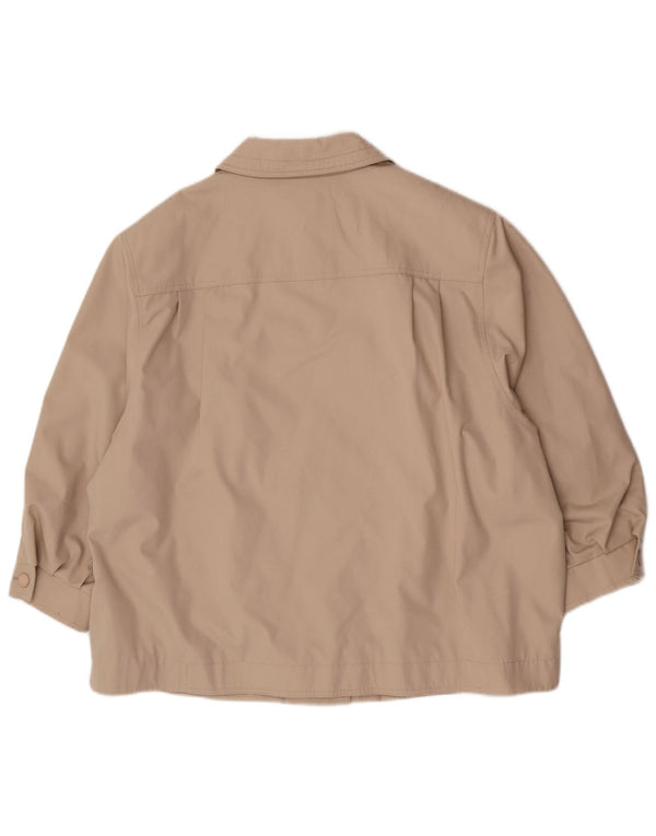 Louisoder Kort overfrakke til kvinder EU 50 3XL Beige Polyester