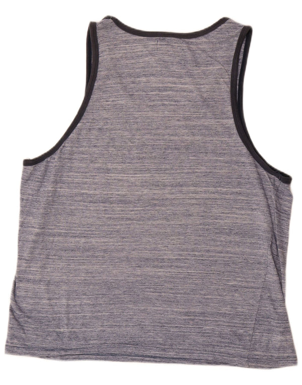 Pierre Cardin Herrevest Top 2XL Blå Flecked Bomuld