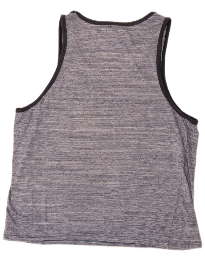 Pierre Cardin Herrevest Top 2XL Blå Flecked Bomuld