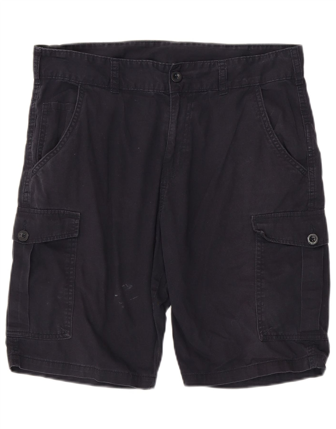 MOUNTAIN WAREHOUSE Herre Cargo Shorts W32 Mellem marineblå bomuld