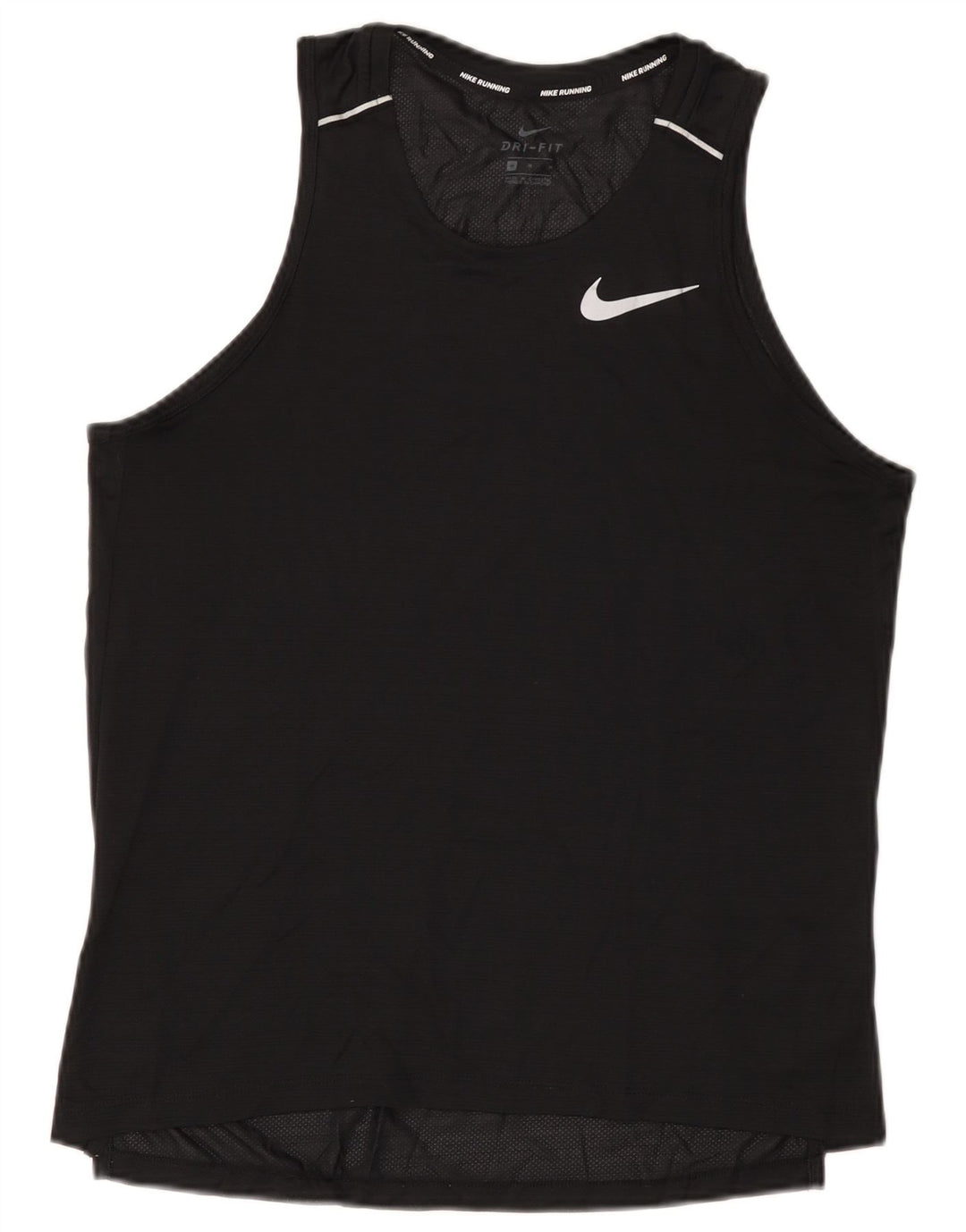 Nike Dame Dri Fit Vest Top UK 14 Medium Sort Polyester